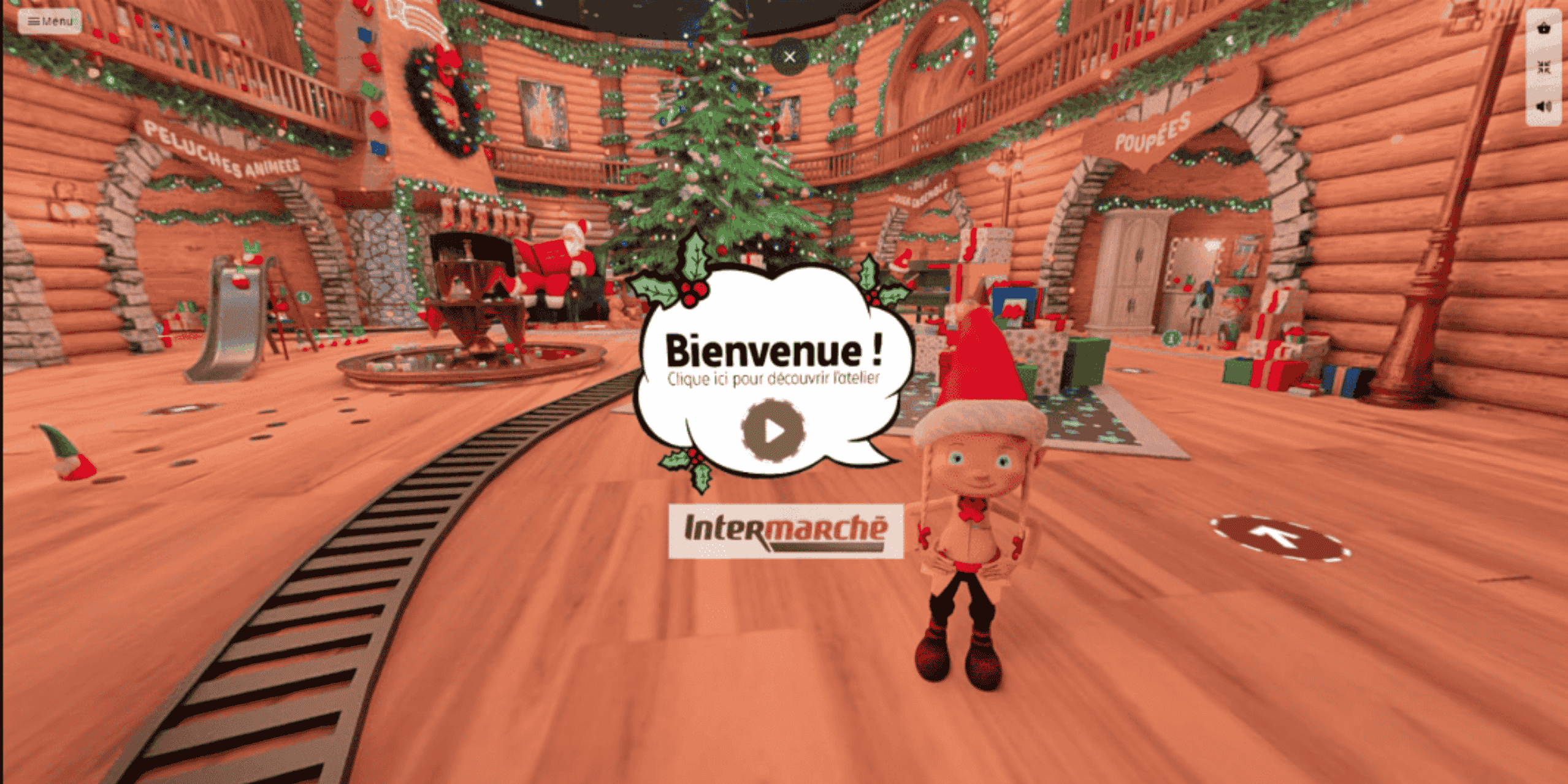 Logiciel VR d'Intermarché pour les fêtes de Noël