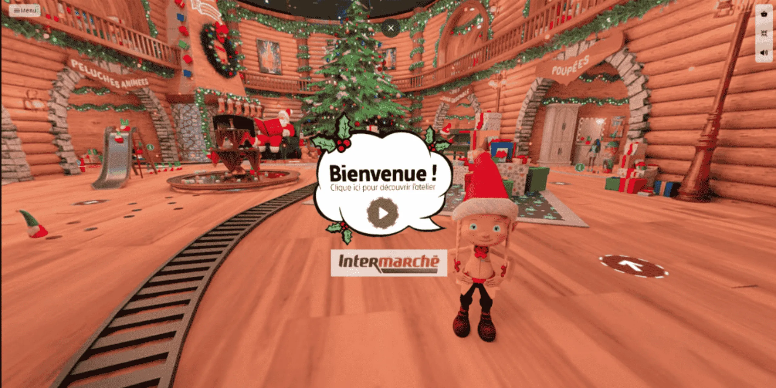 Logiciel VR d'Intermarché pour les fêtes de Noël