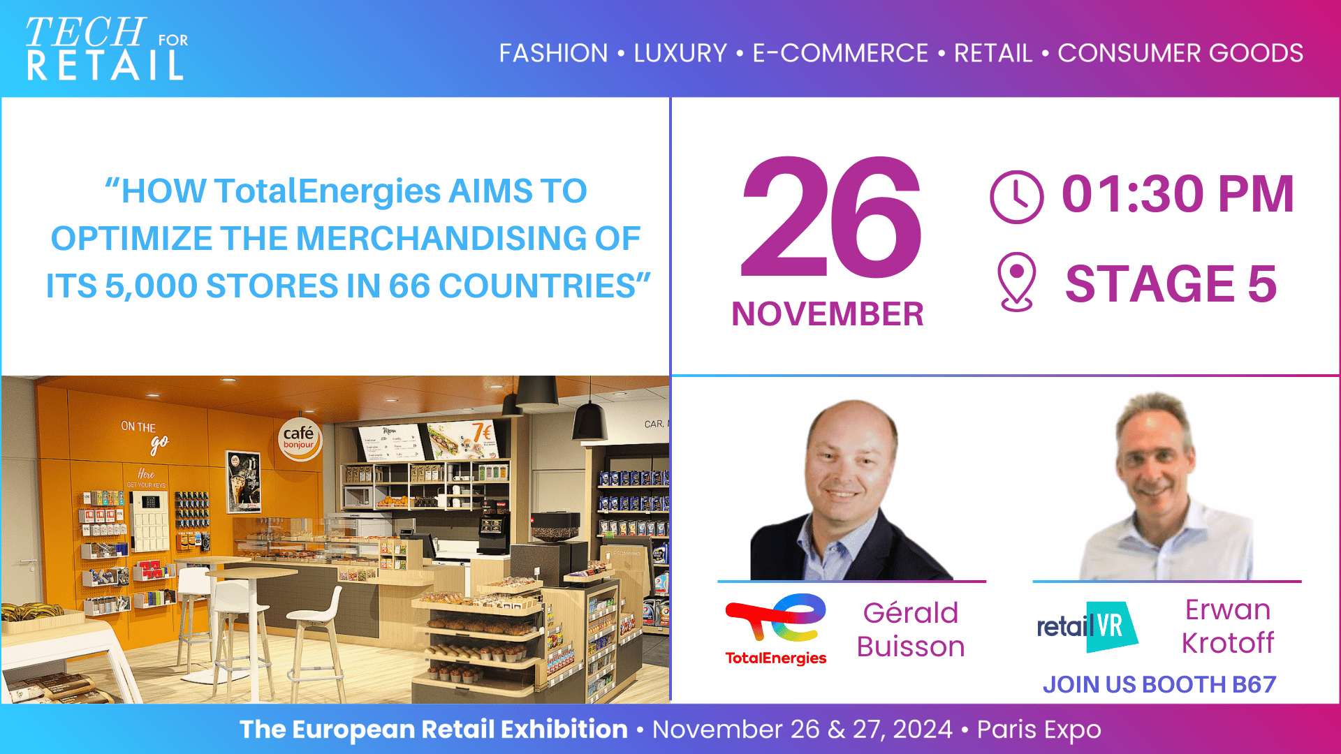 Tech For Retail 26 novembre 2024