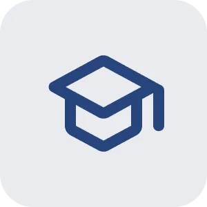 Icône d'étudiant universitaire