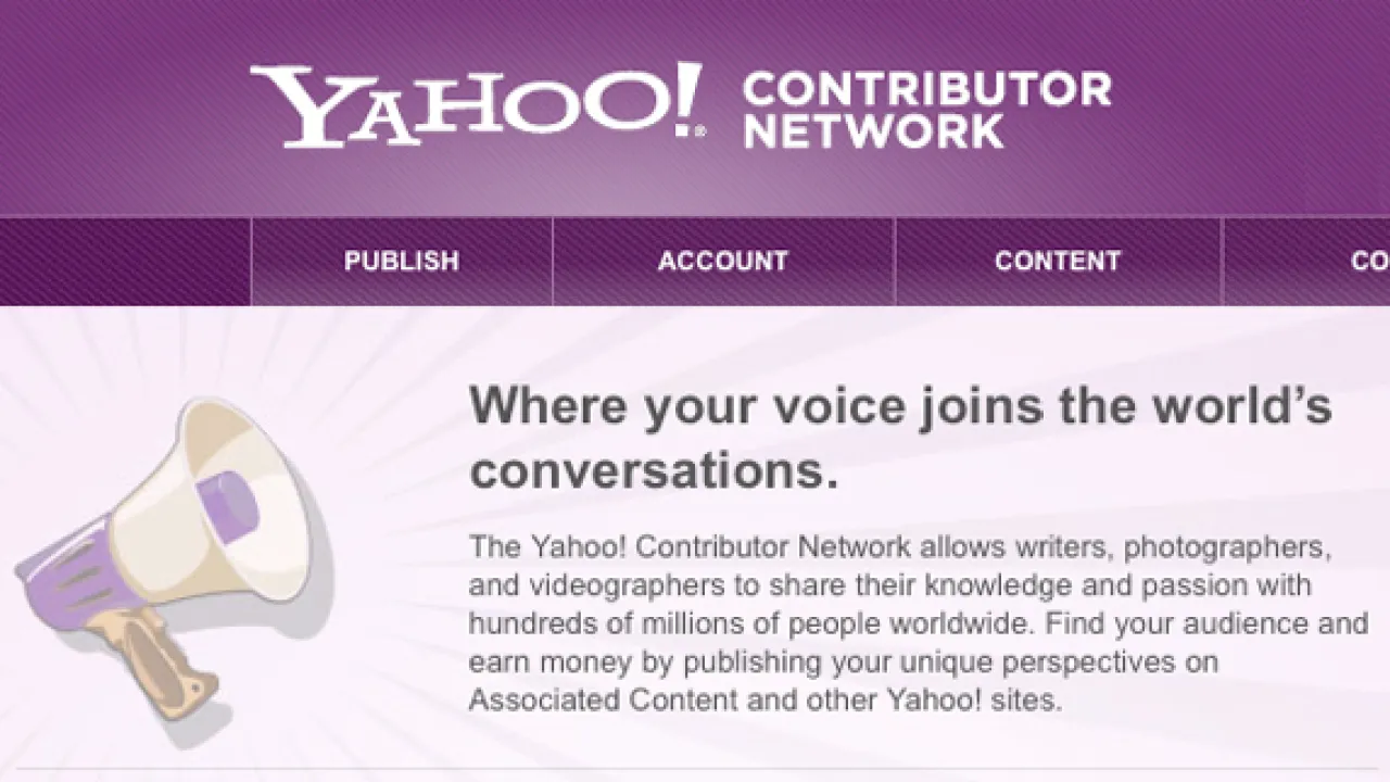 Yahoo! Contributor Network