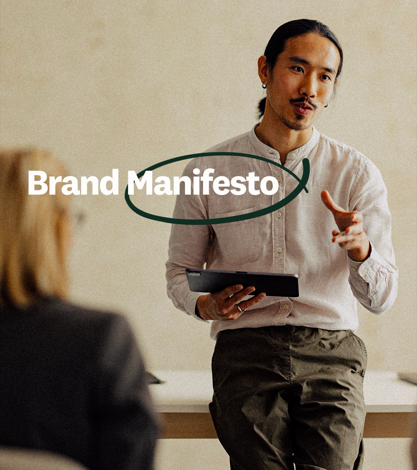 Manifesto artwork from the Catalyst identity