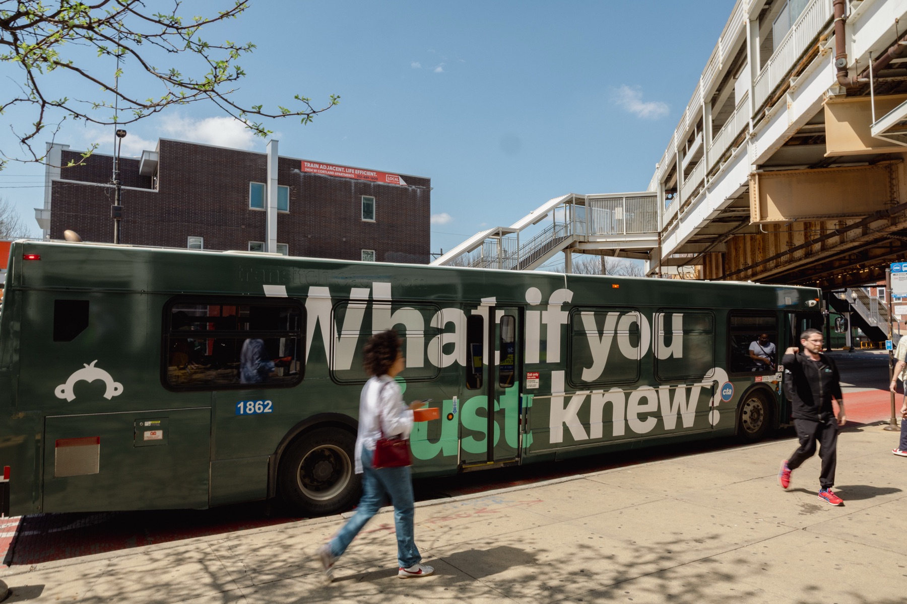 What if you just knew? on a Chicago bus