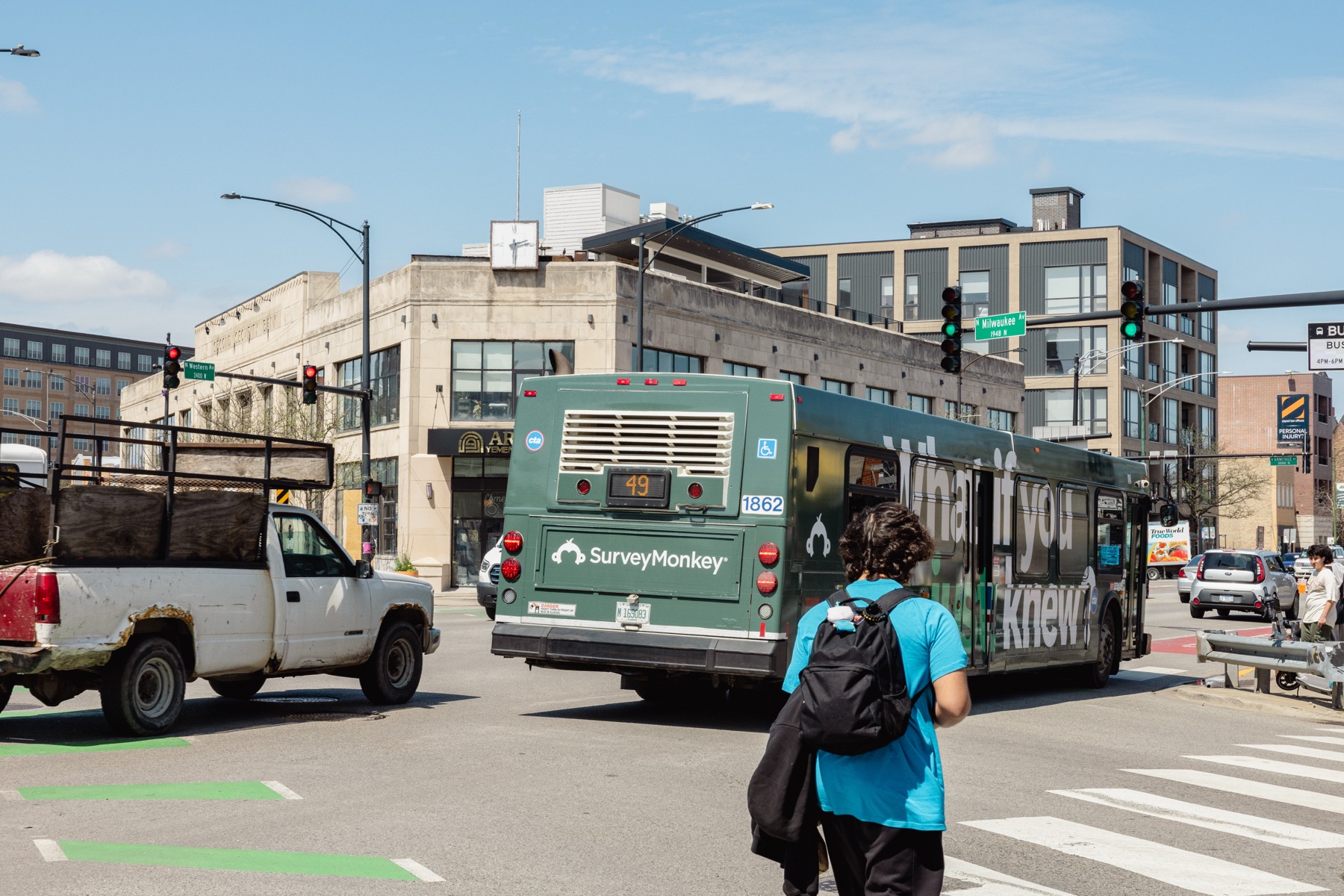 Full CTA bus wrap