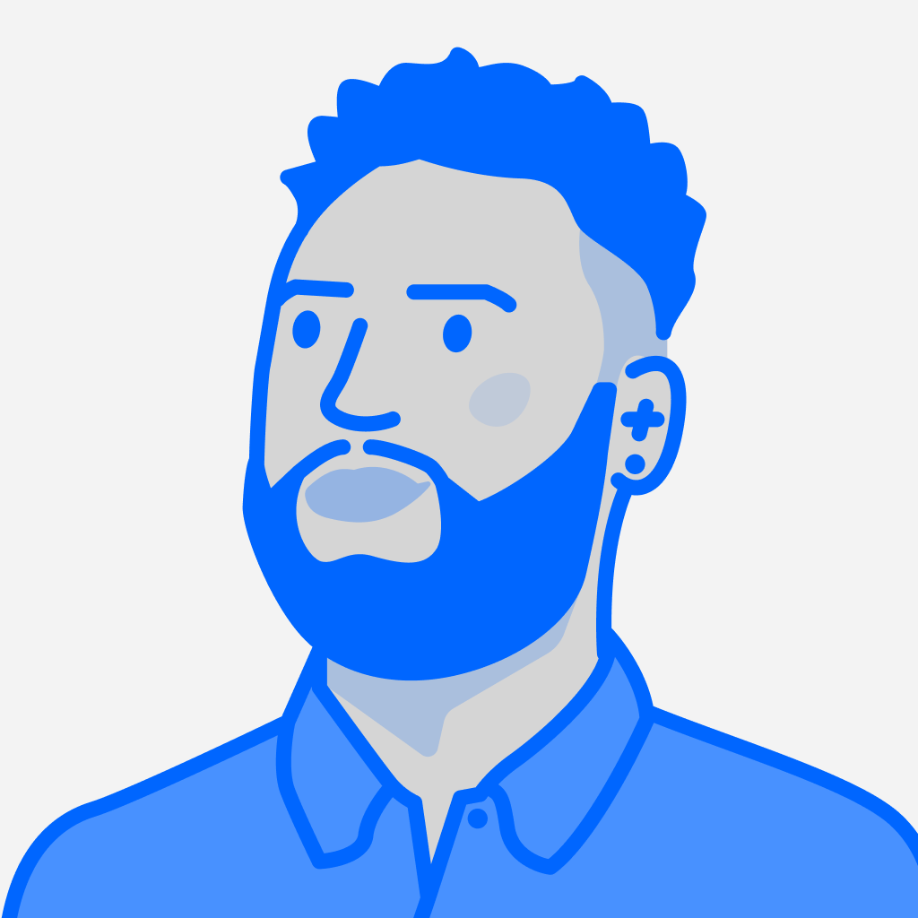 Illustrated portrait of Jarrod Ballou