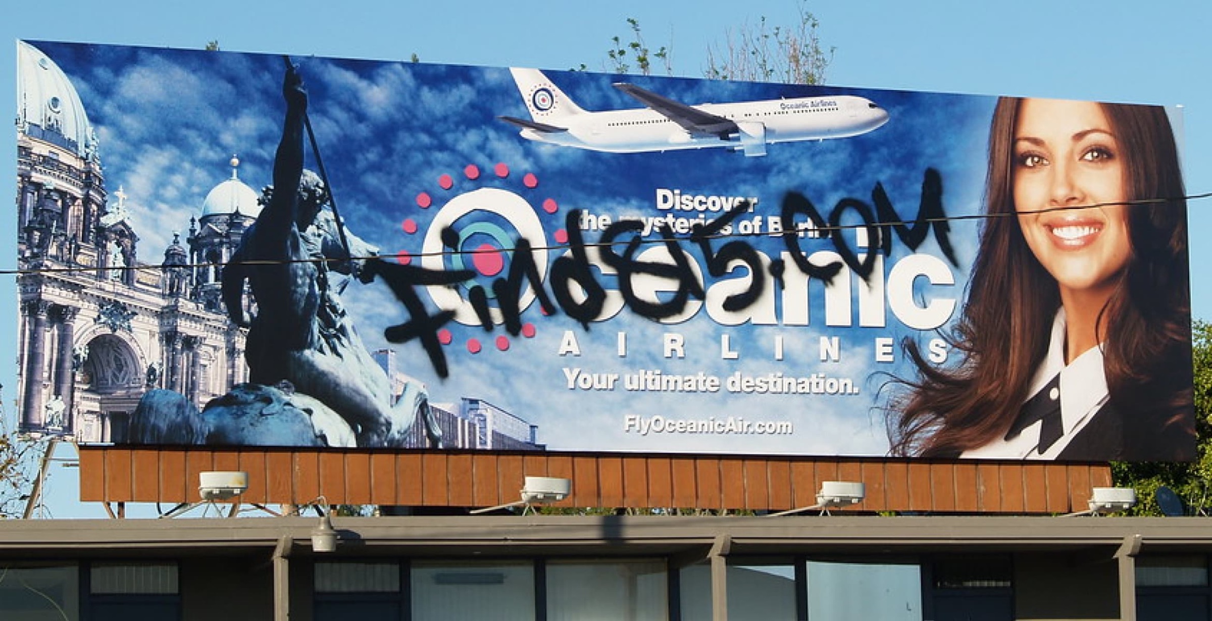 Oceanic Airlines billboard