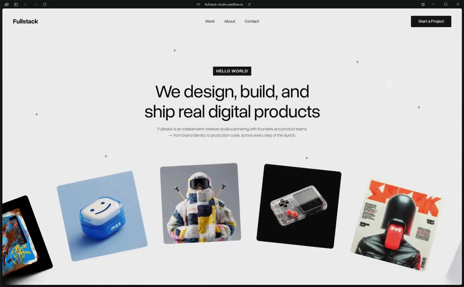 Fullstack — agency website