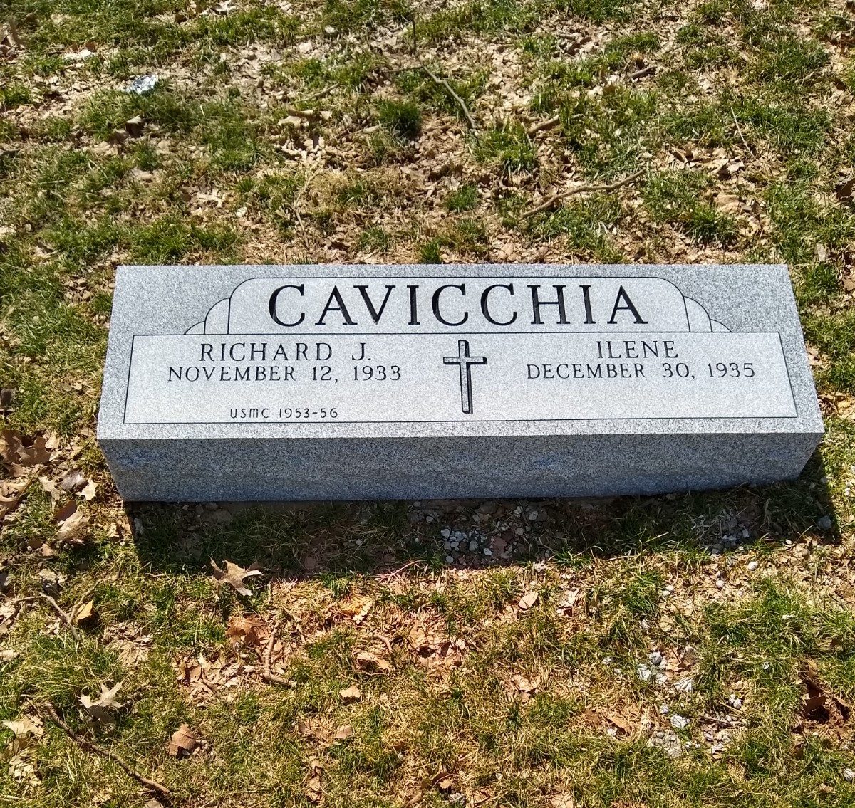 Grey granite bevel marker