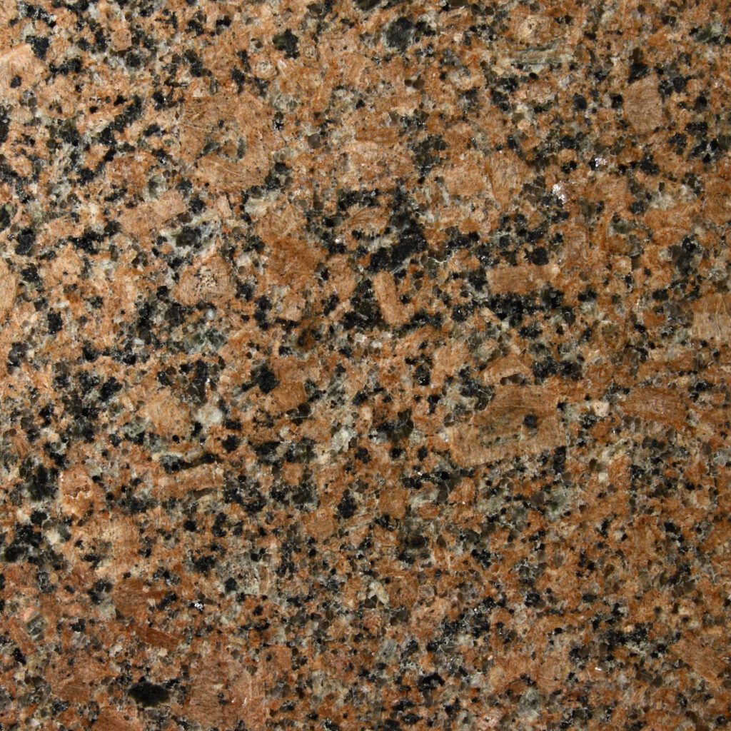 Sunset Red granite sample