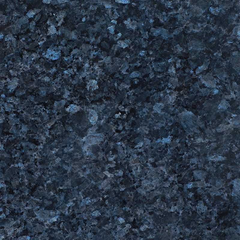 Blue Pearl granite sample chip