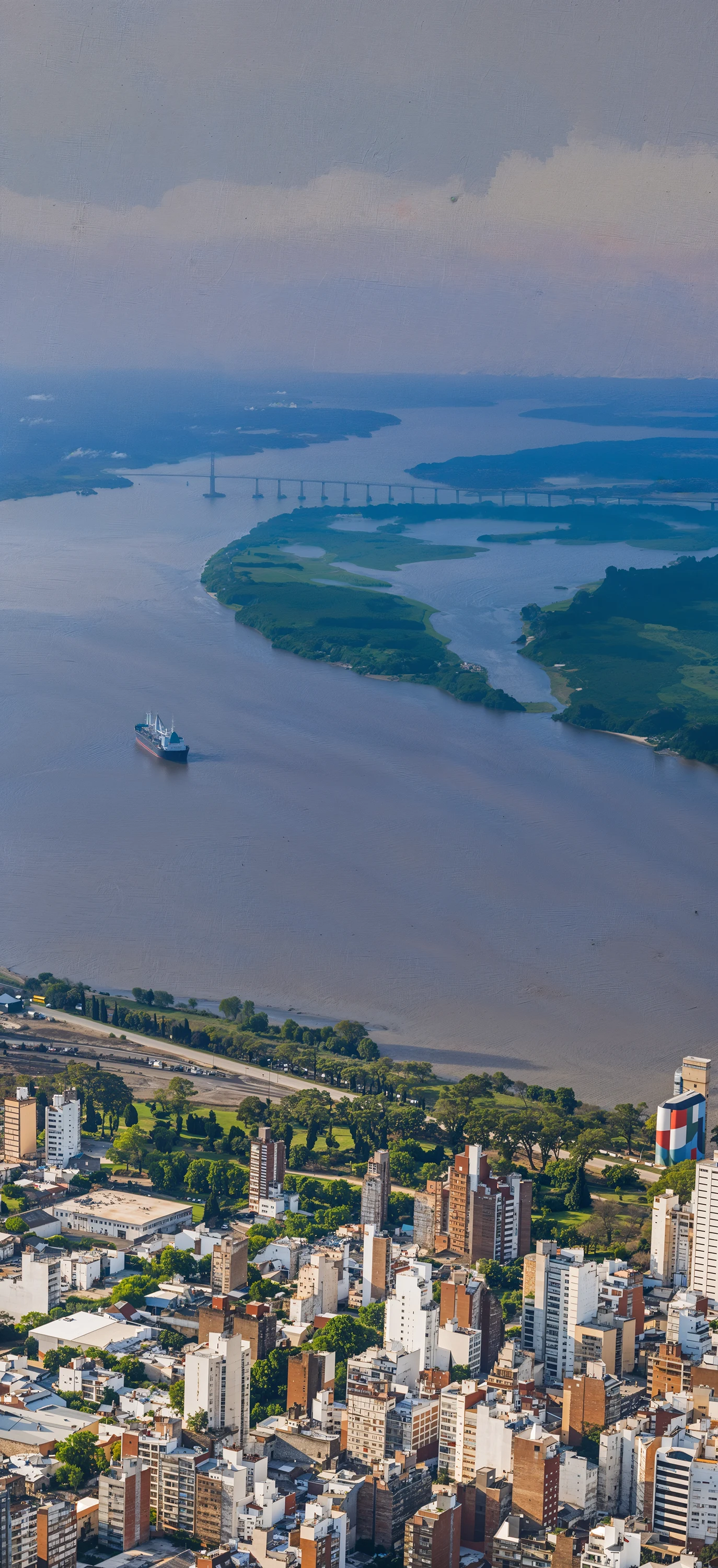 Rosario — vista del río Paraná