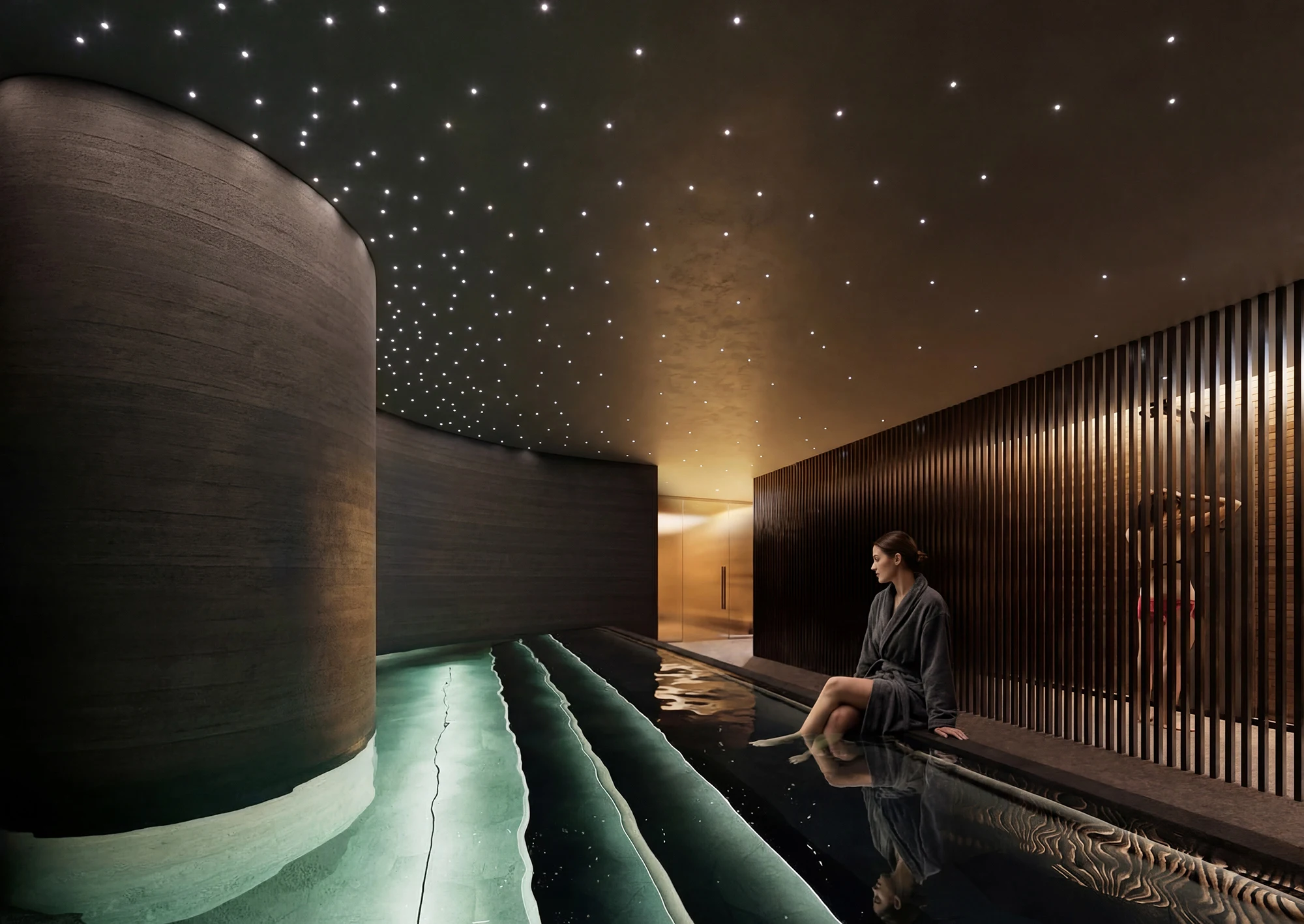 SPA — zona de descanso junto al agua