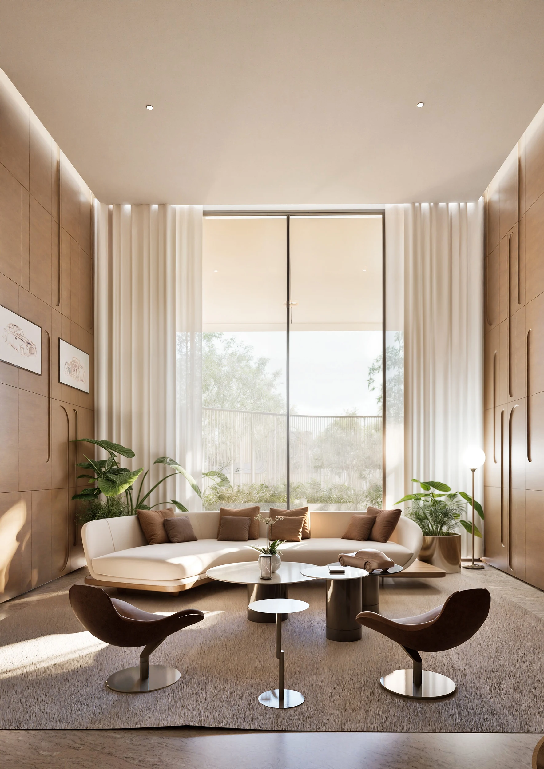 UNICA Rosario — estar del lobby