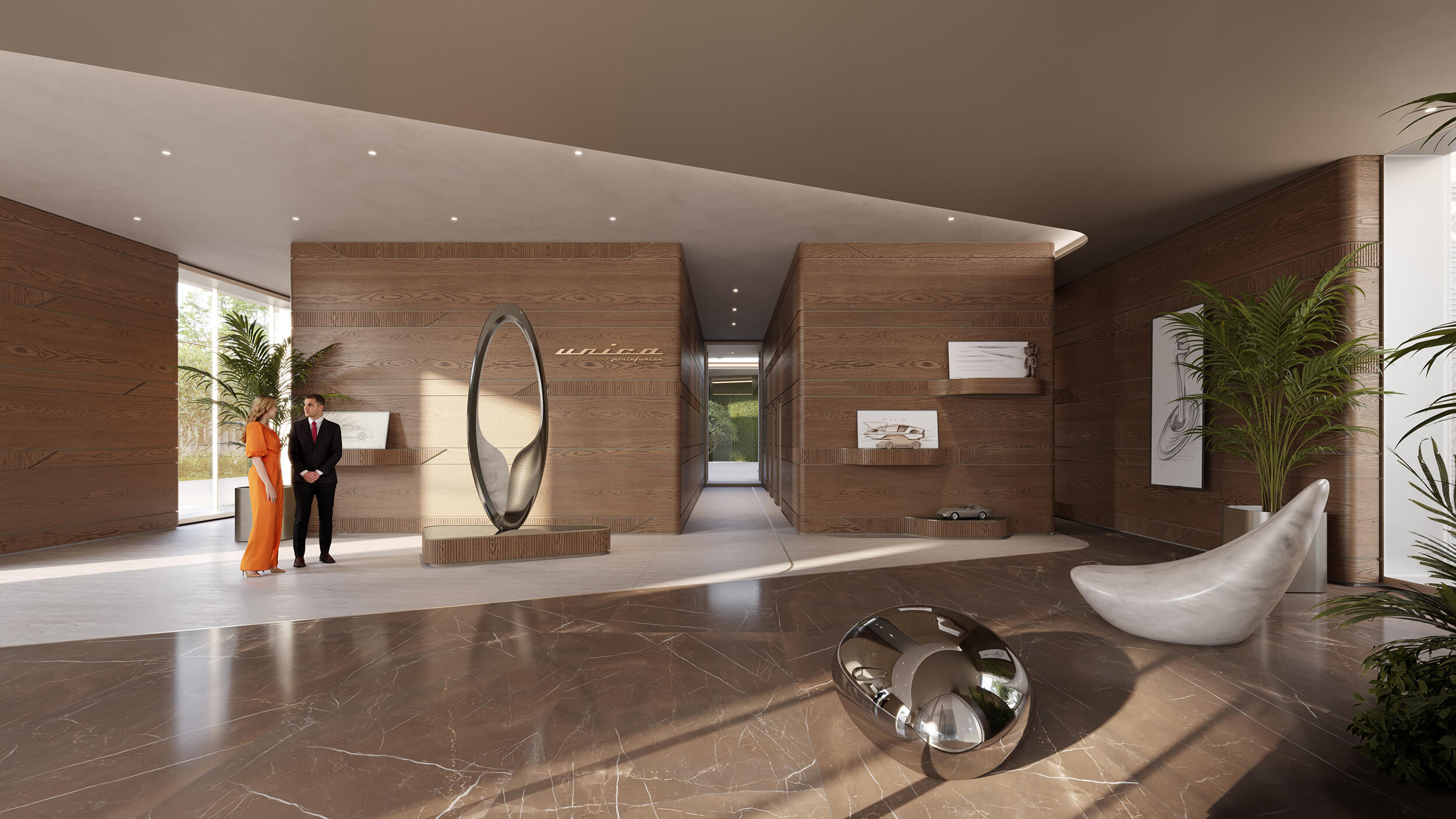 Lobby de UNICA Puerto Madero