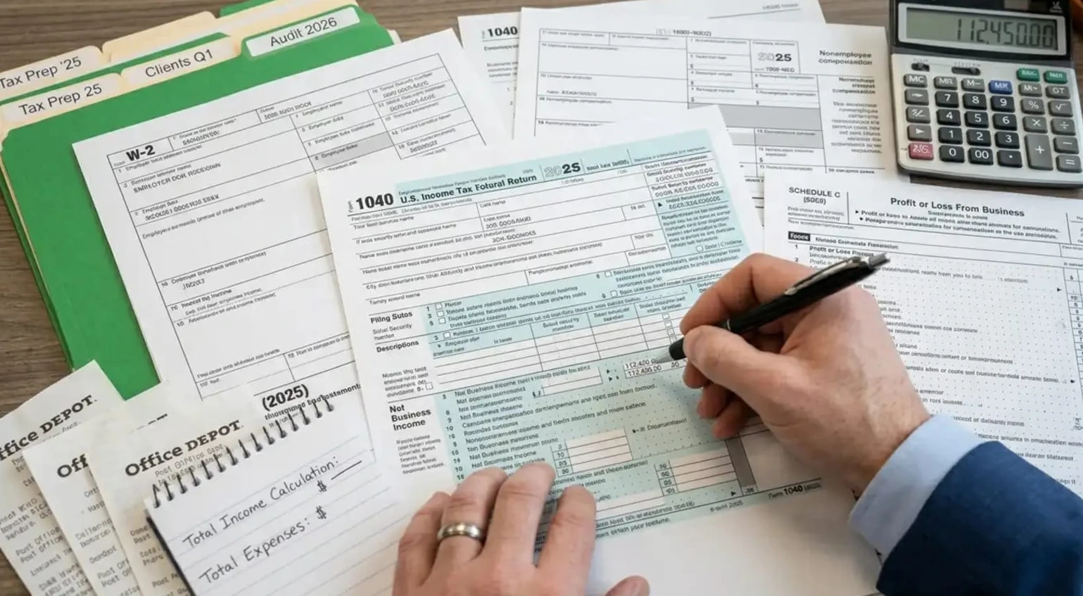 Contractors Choice Accounting Firm paperwork, tax and bookkeeping help for contractors