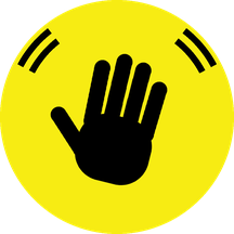 Waving hand icon