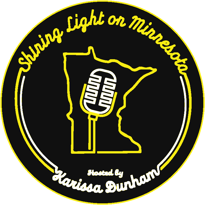 Shining Light on Minnesota logo, hosted by Karissa Dunham