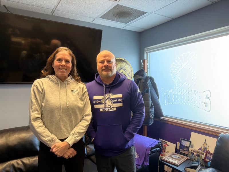 Coach Brian Curtin, Winona State Football with host Karissa Dunham on Shining Light on Minnesota, episode 77