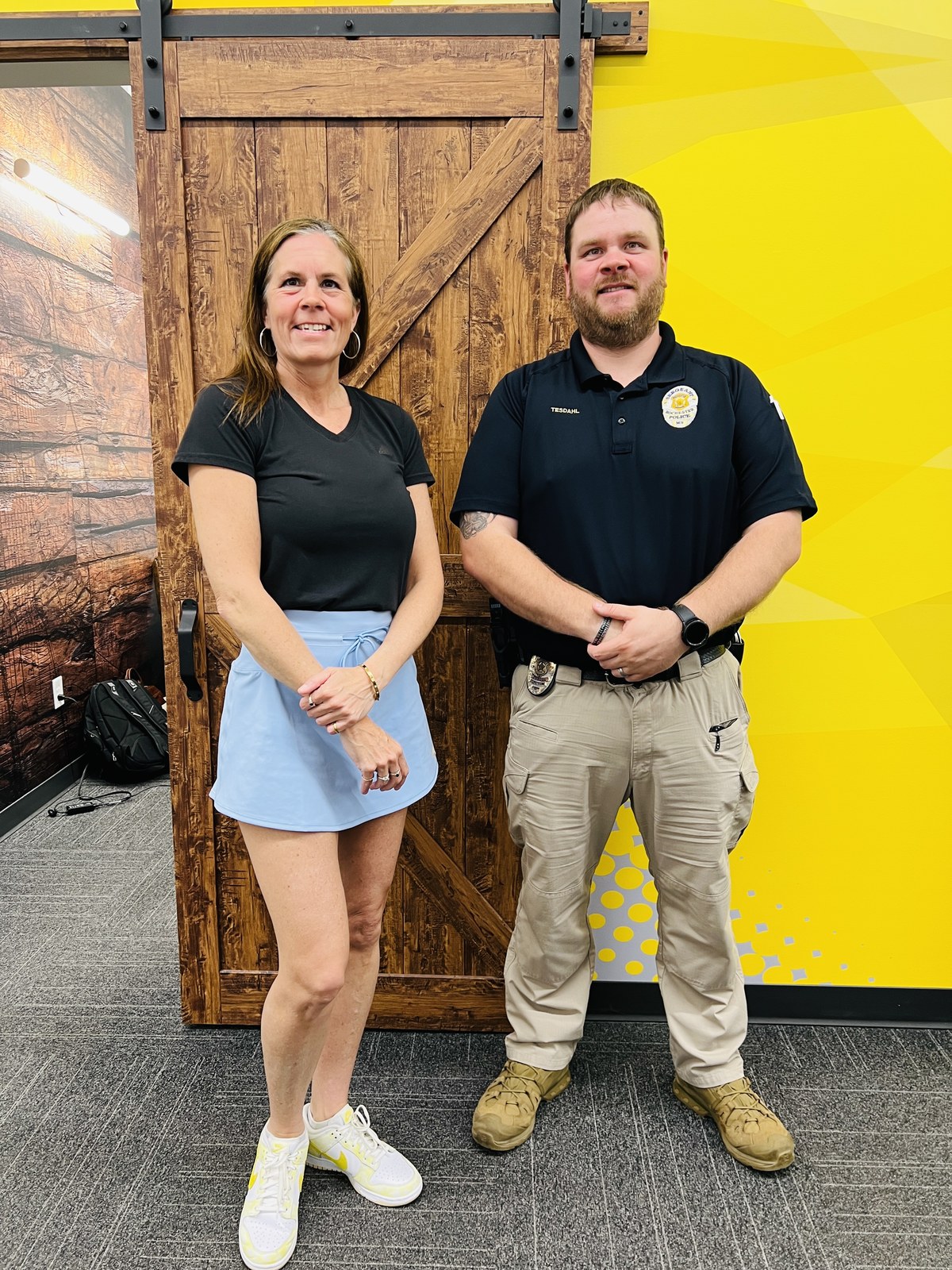 Sergeant Caleb Tesdahl, House of Shields with host Karissa Dunham on Shining Light on Minnesota, episode 43