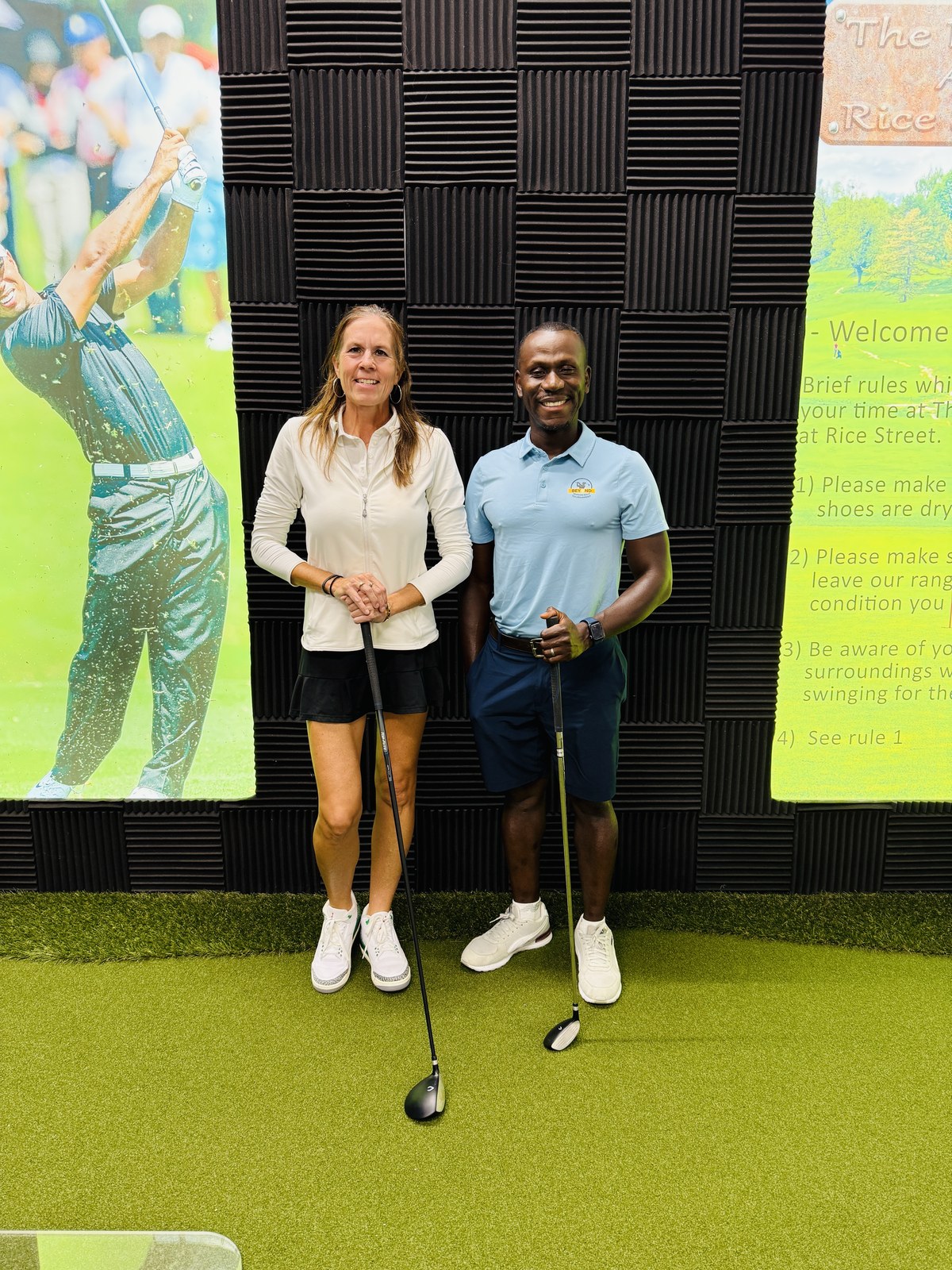 Collins Oppong, Beyond Seasons Golf Tournament with host Karissa Dunham on Shining Light on Minnesota, episode 54