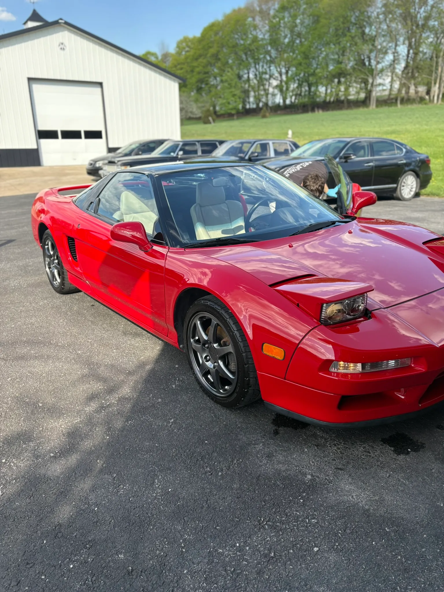 Red Acura NSX after an exterior detail and ceramic coating by KBC Auto Detailing