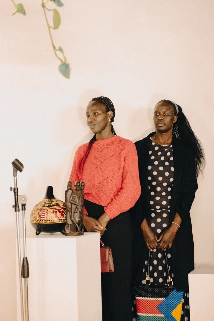 An exhibition opening at TROU Space