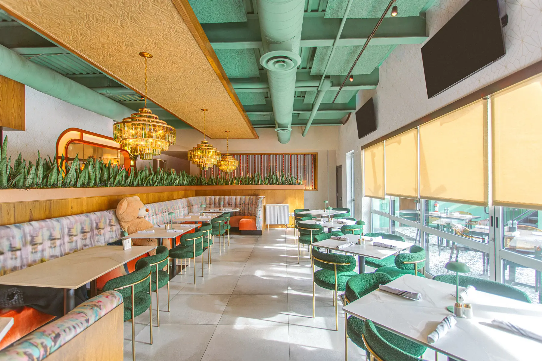The dining room at The Charlotte