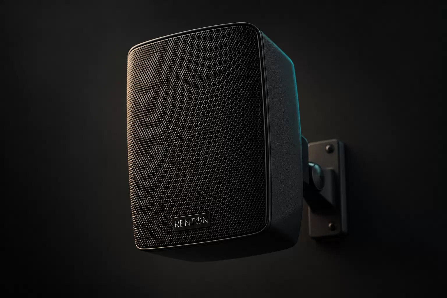 Renton installation loudspeaker on a wall bracket