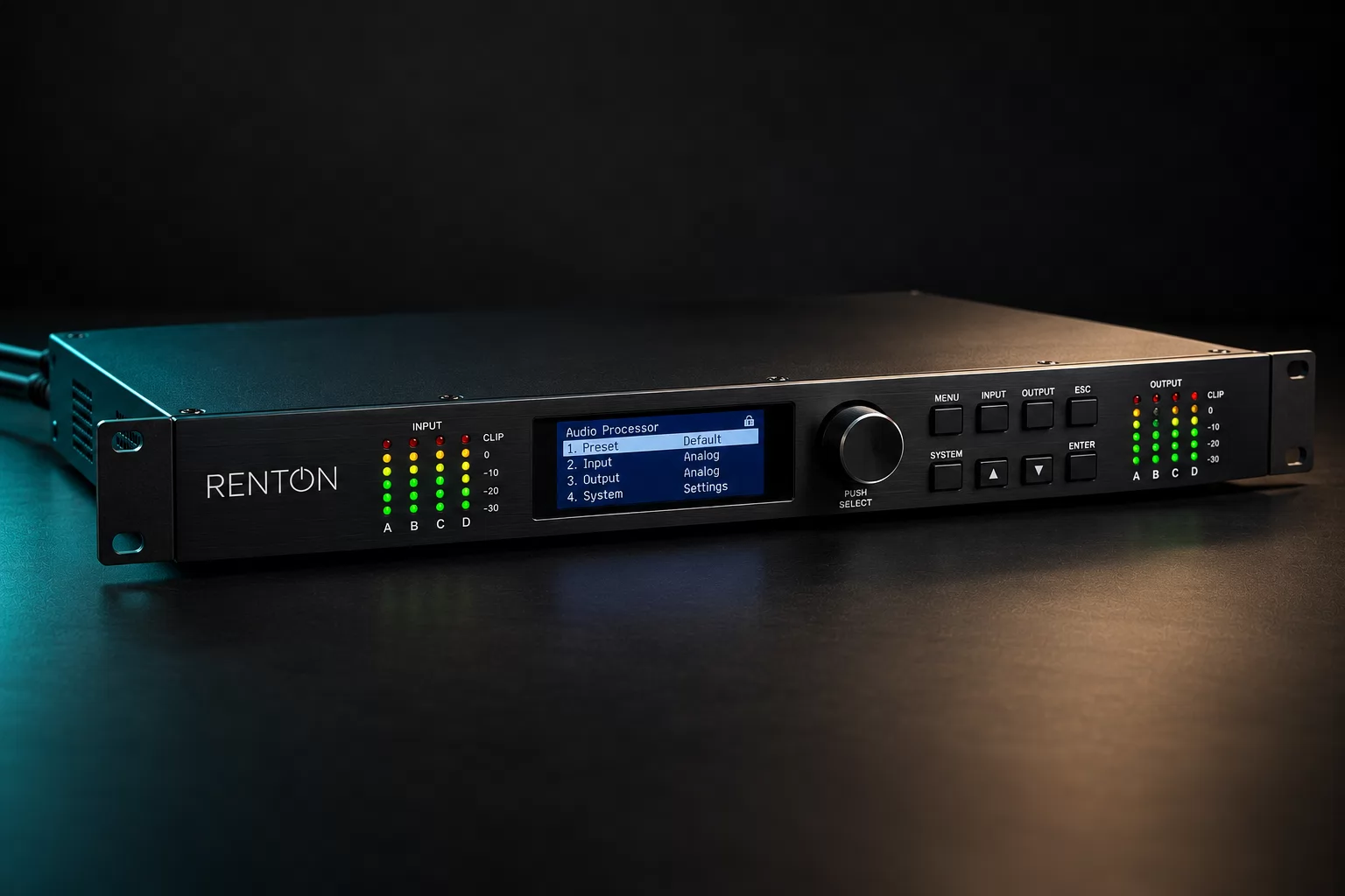 Renton rack DSP audio processor