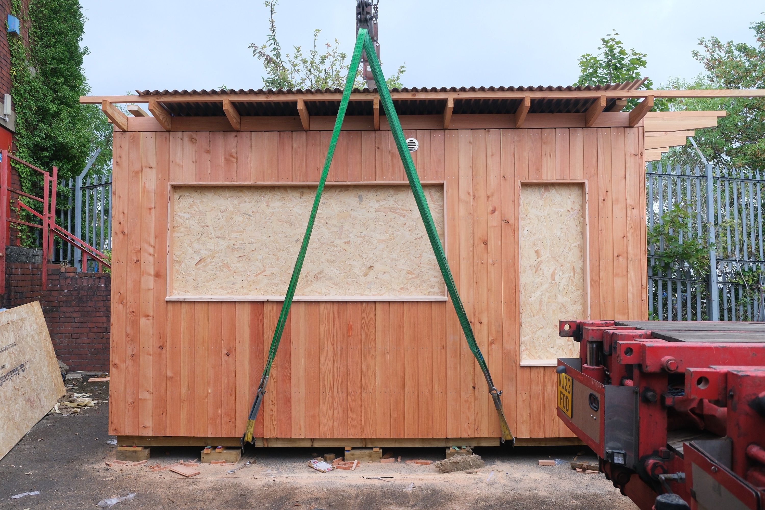Commercial timber sauna build in Bristol by Methodworks