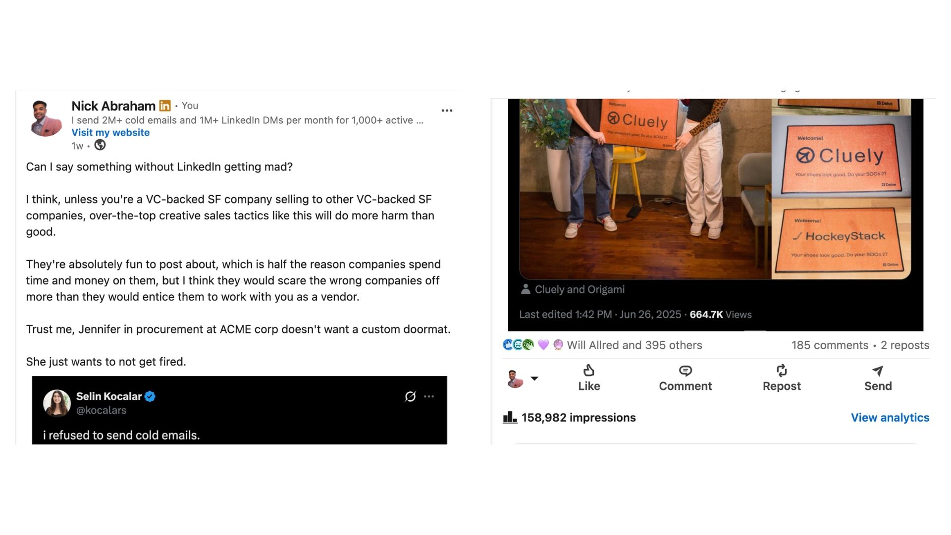 Skip gifting, use creative cold email hooks