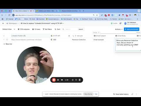 Replace Clay's LinkedIn enrichments