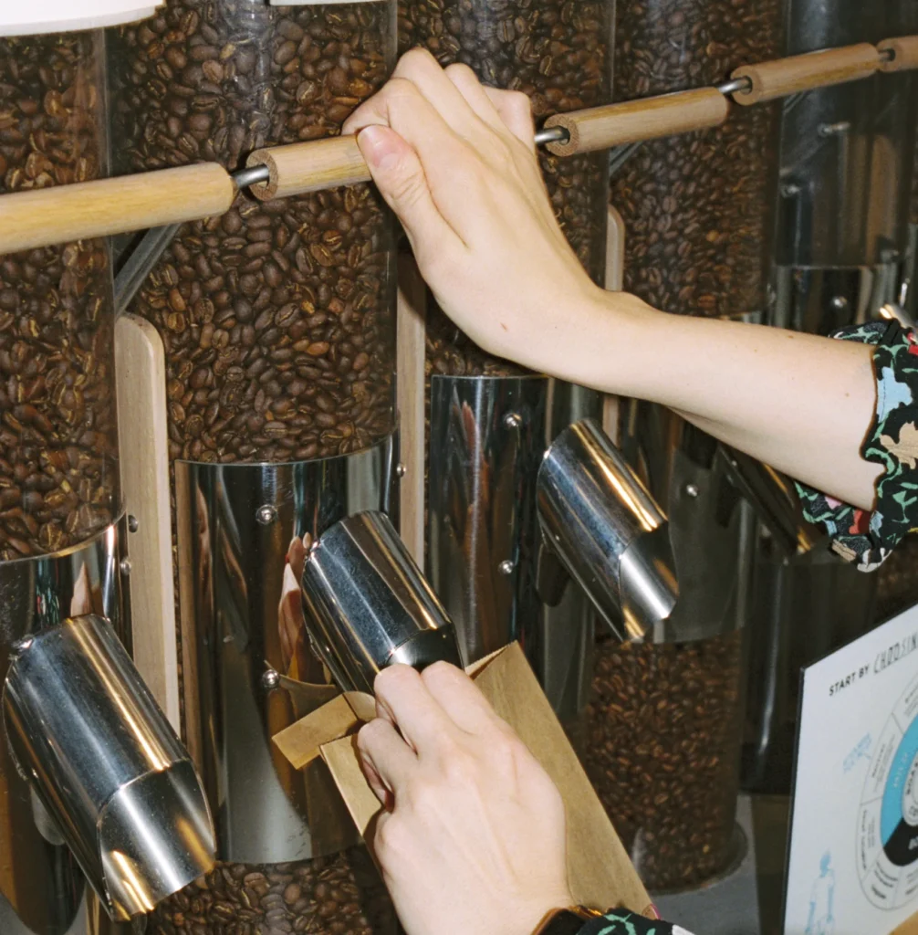 Freshly roasted coffee