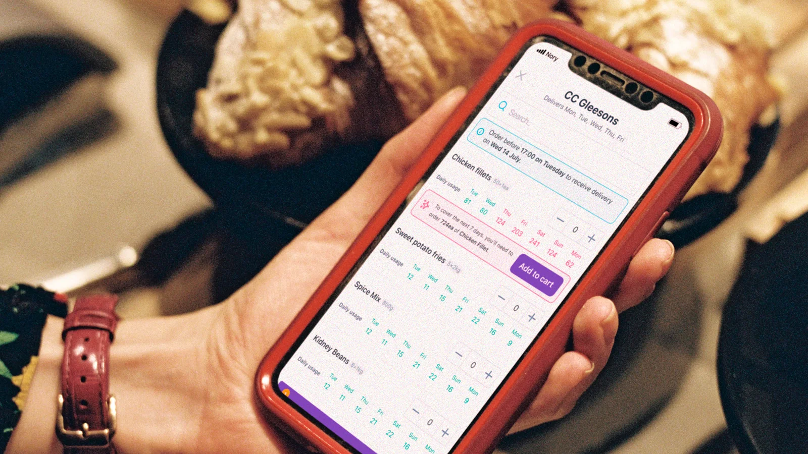 Nory AI restaurant ordering functionality