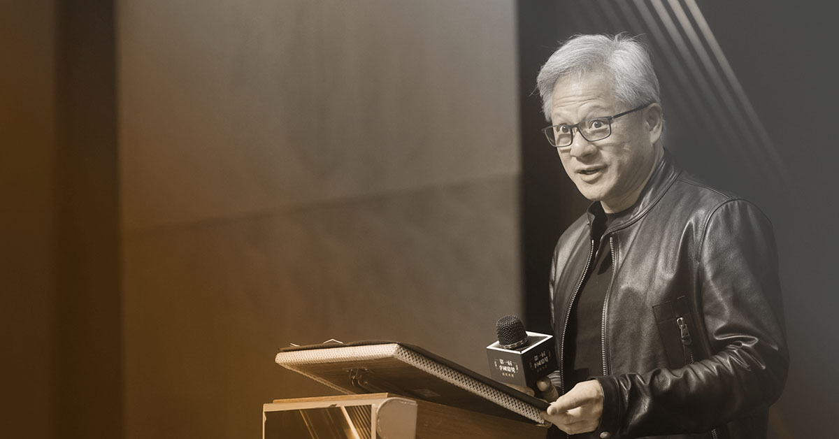 Mann auf Bühne: Nvidia-Chef Jen-Hsun Huang, auch Jensen Huang