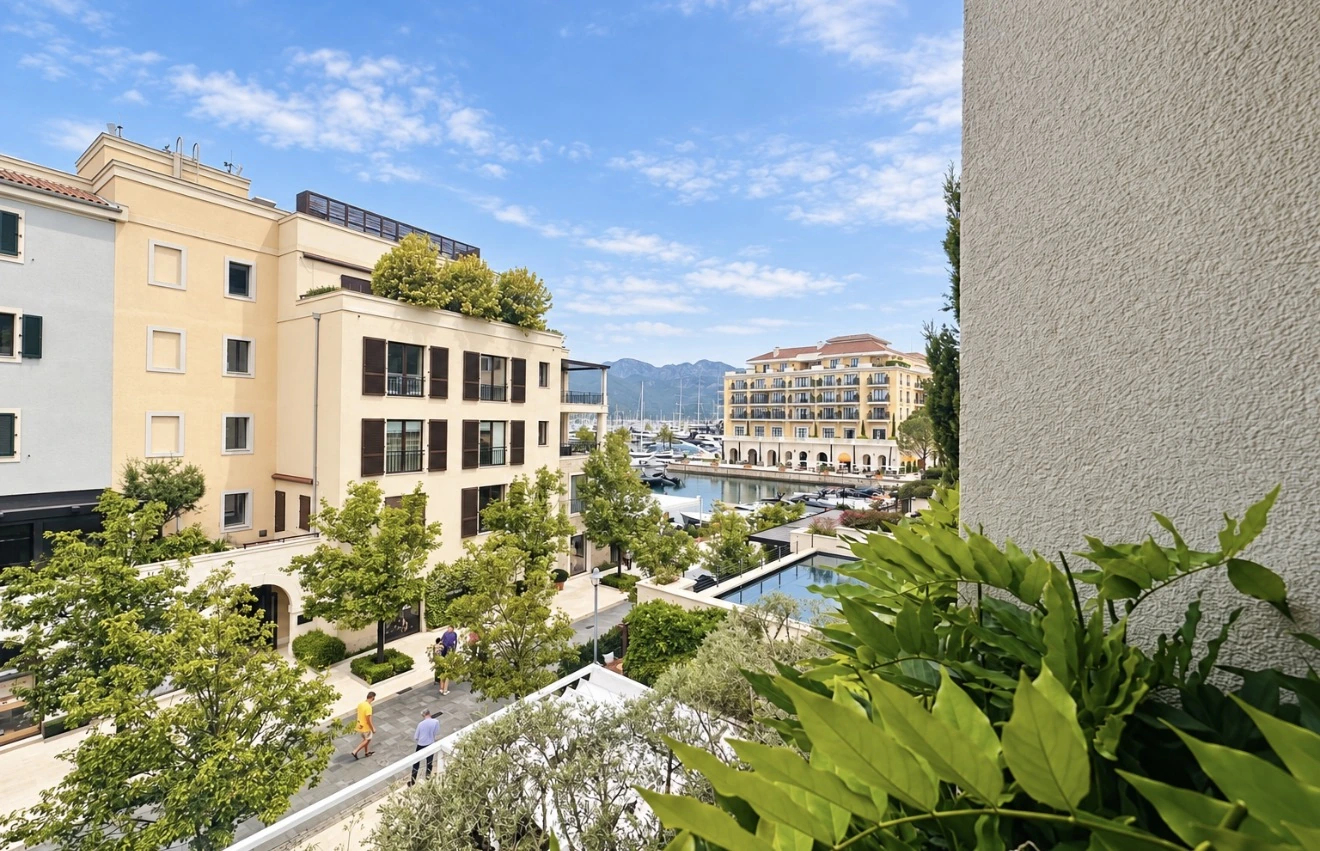 Two-bedroom duplex in Residence Milena: view