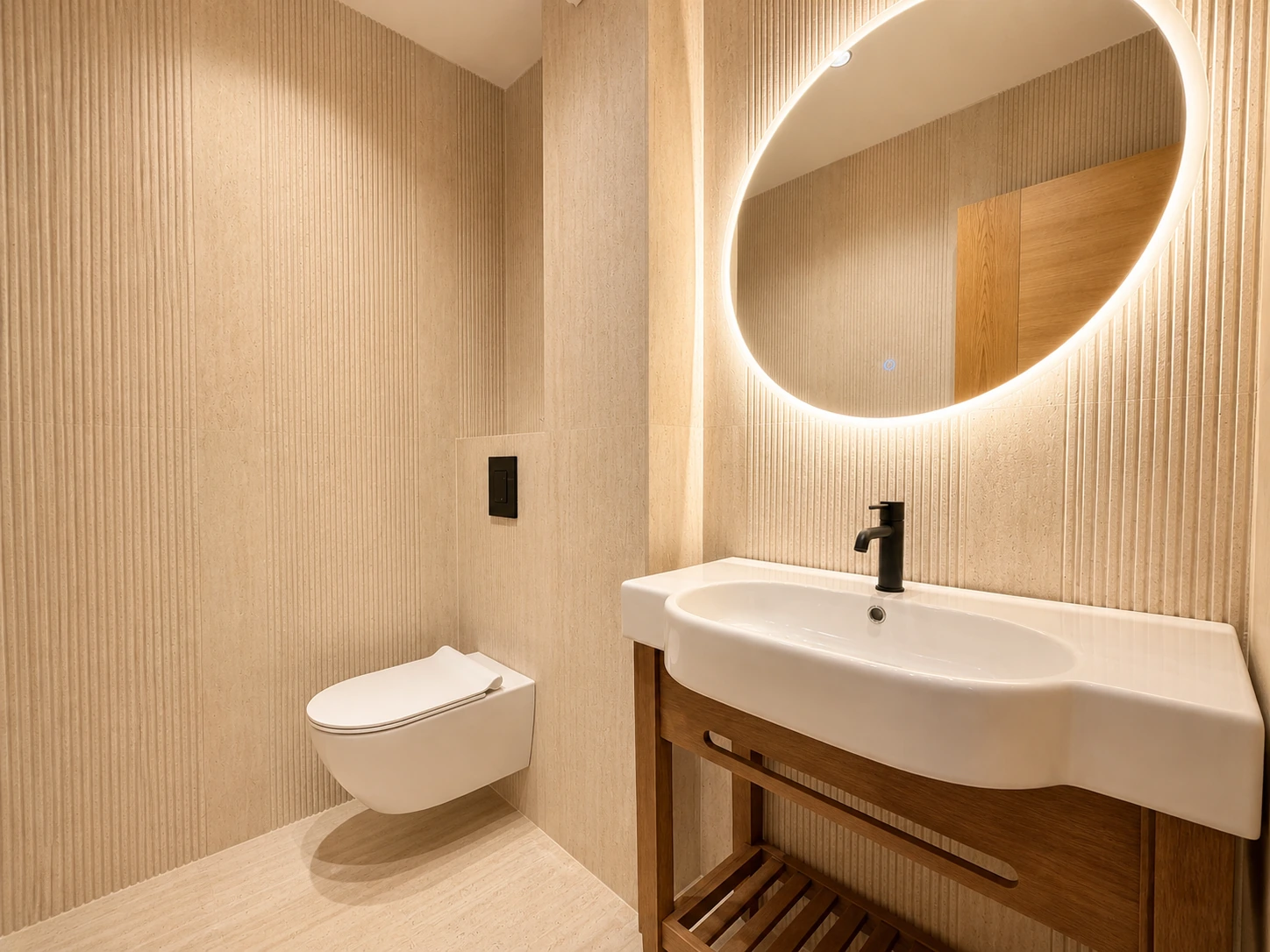 Three-bedroom apartment near Tivat centre: bathroom, photo 1