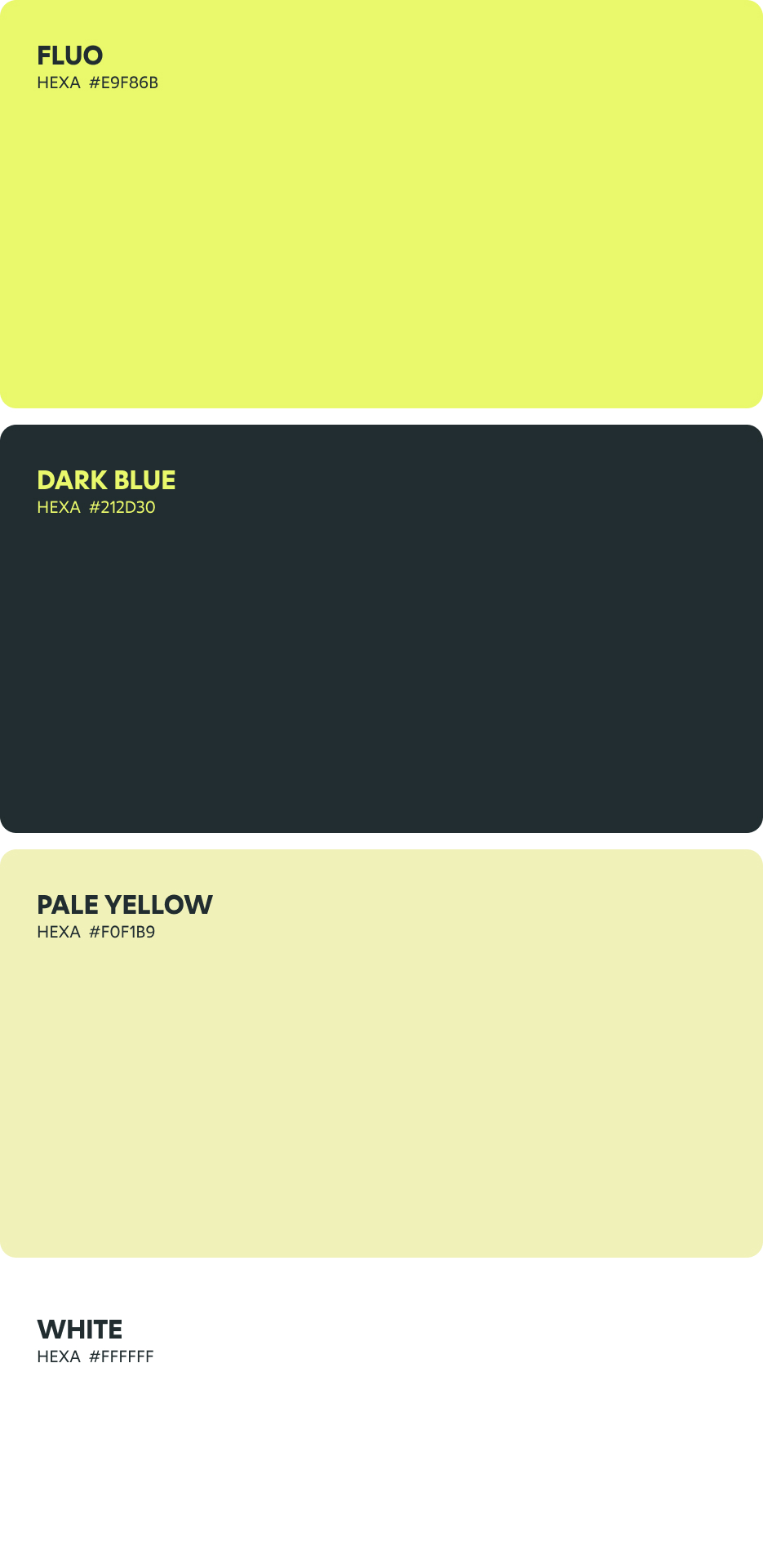 Meromind — palette de couleurs