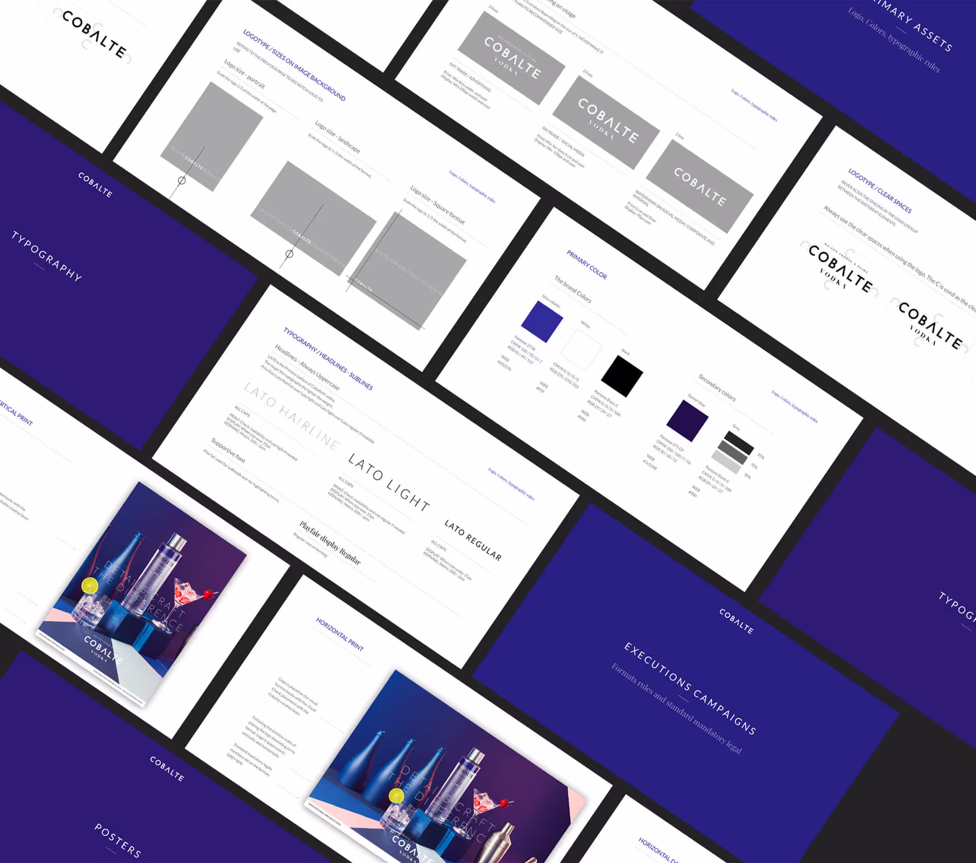 Cobalte Vodka — brandbook