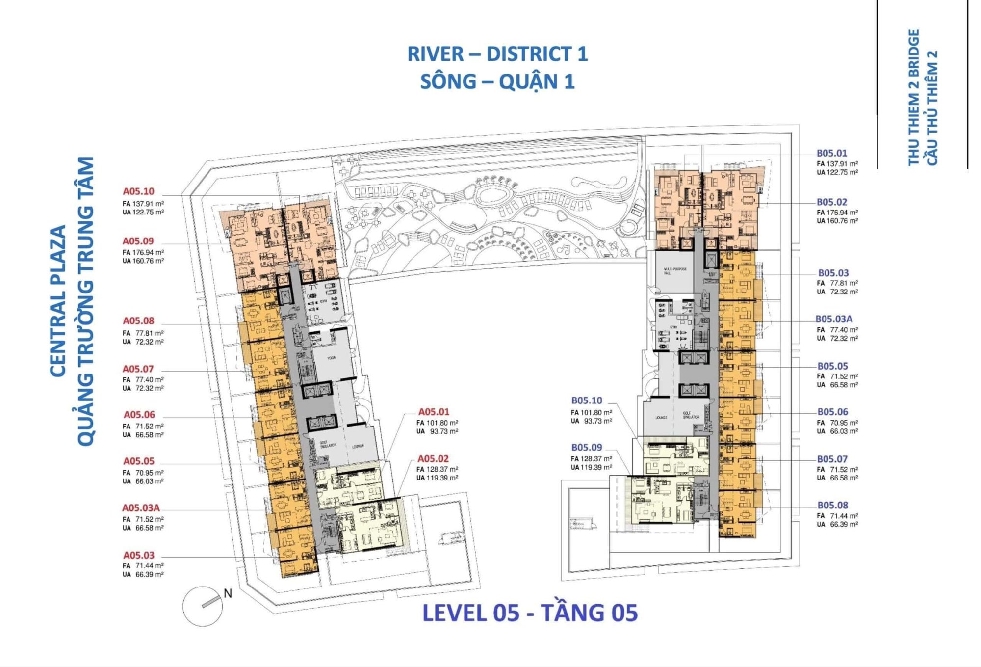 The Opera – mặt bằng tầng 5
