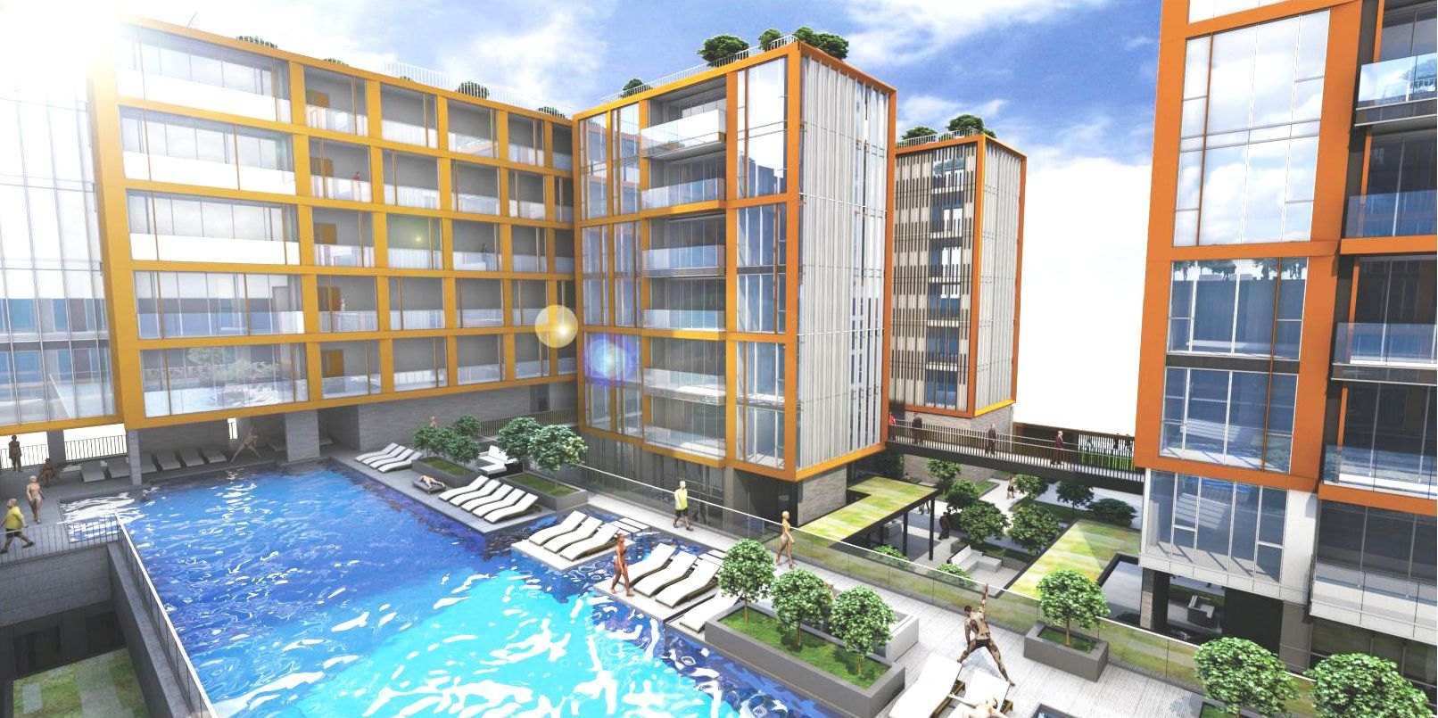 Hồ bơi Linden Residences