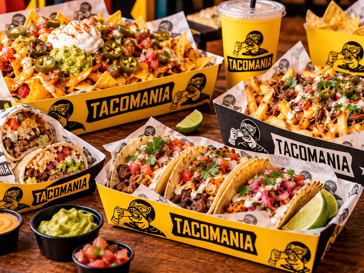 Tacomania nachos, tacos, burritos and loaded fries