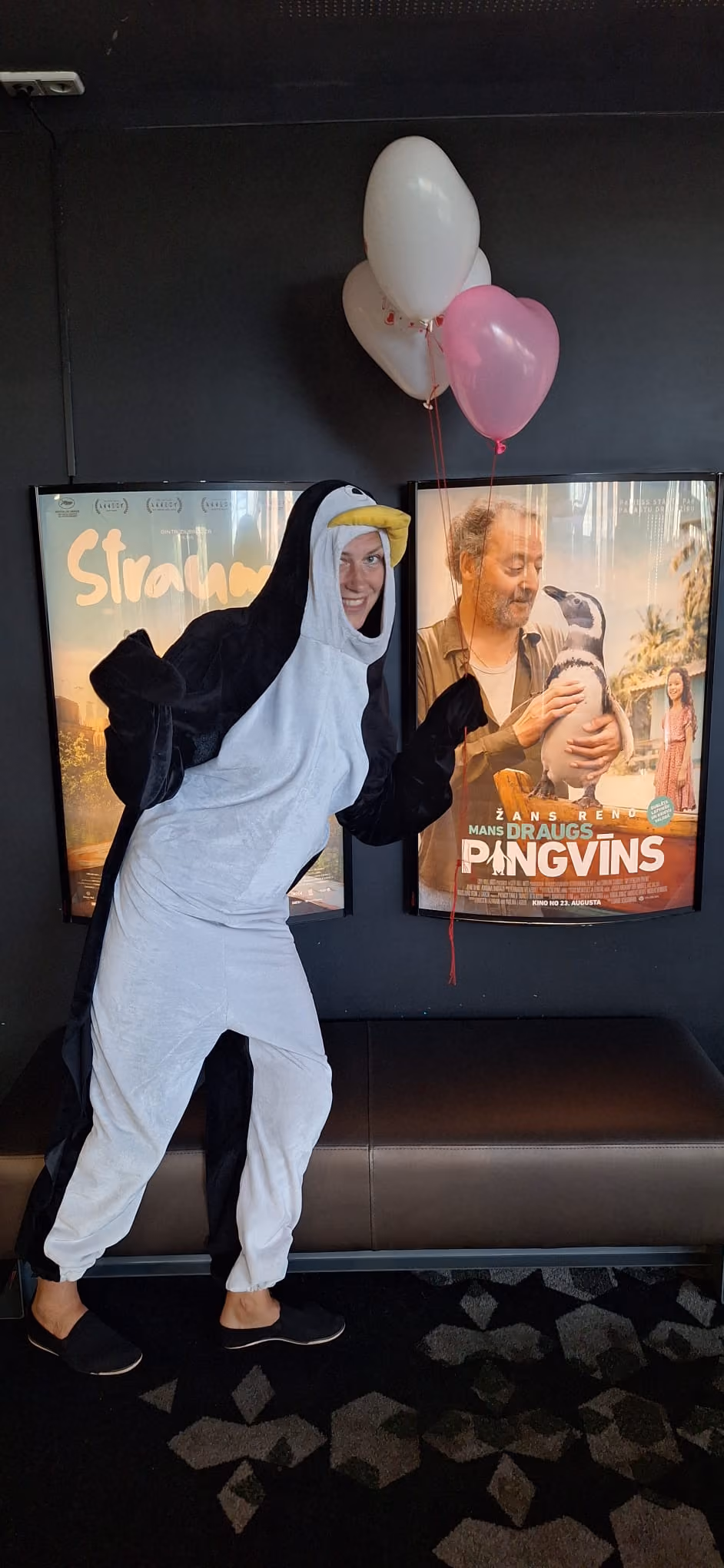 Pingvīna tēls kinoteātrī