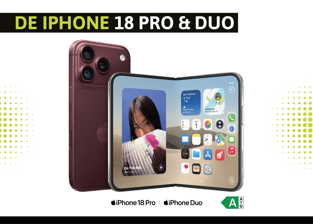De nieuwe iPhone 18 Pro en iPhone Duo, nu bij Welcom Noordwijk