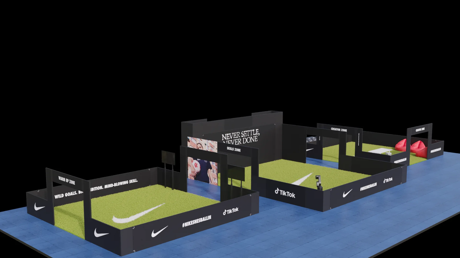 NIKE × TIKTOK — DESIGN RENDER