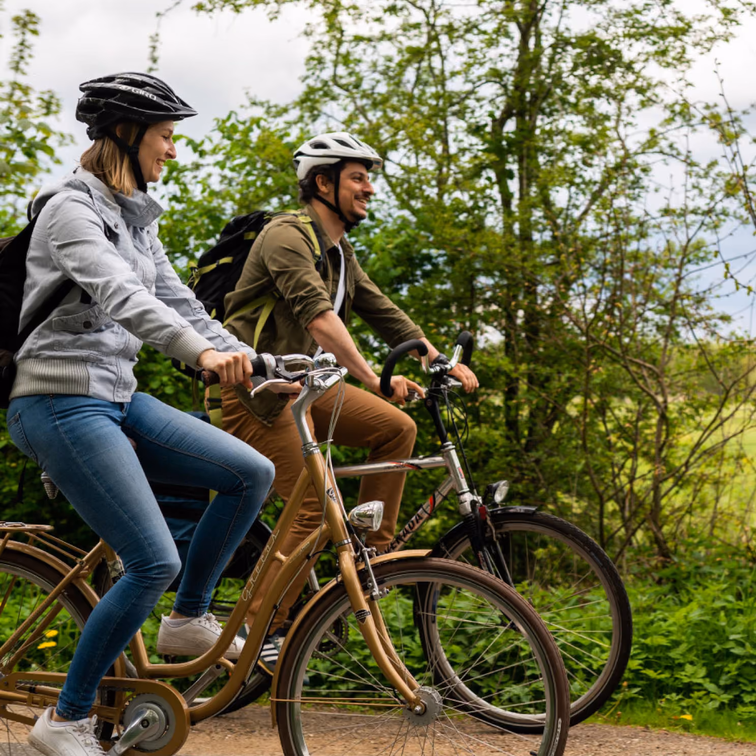 Mit dem Fahrrad unterwegs in Mittelholstein