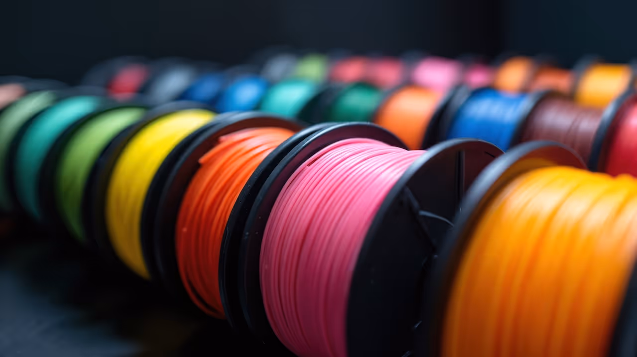 Bobines colorées de filament d’impression 3D en ABS recyclé