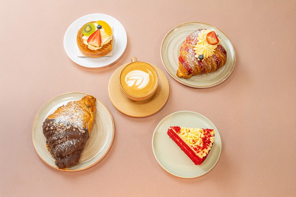 Café y pastelería para compartir