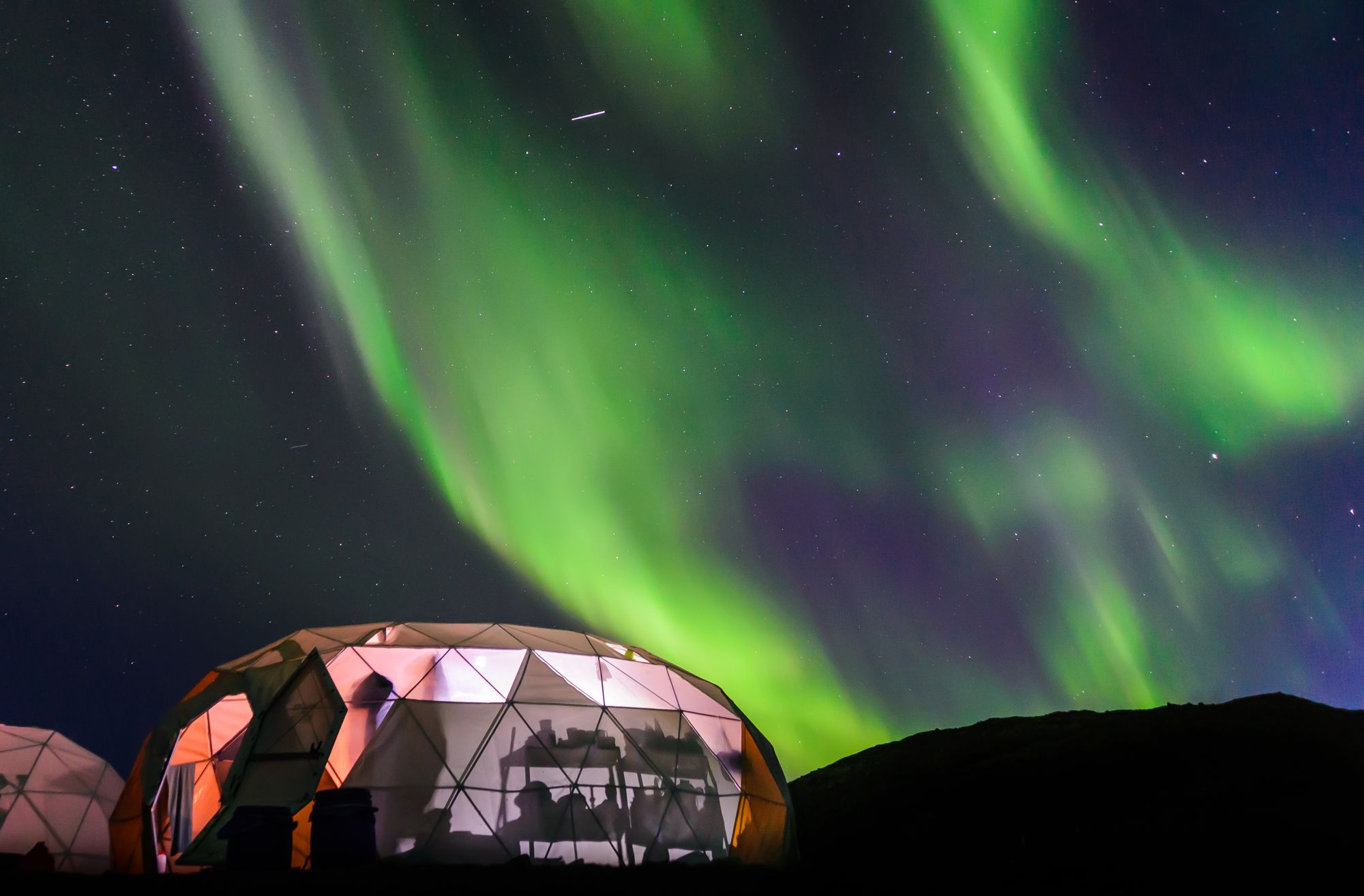 Private island and aurora igloos