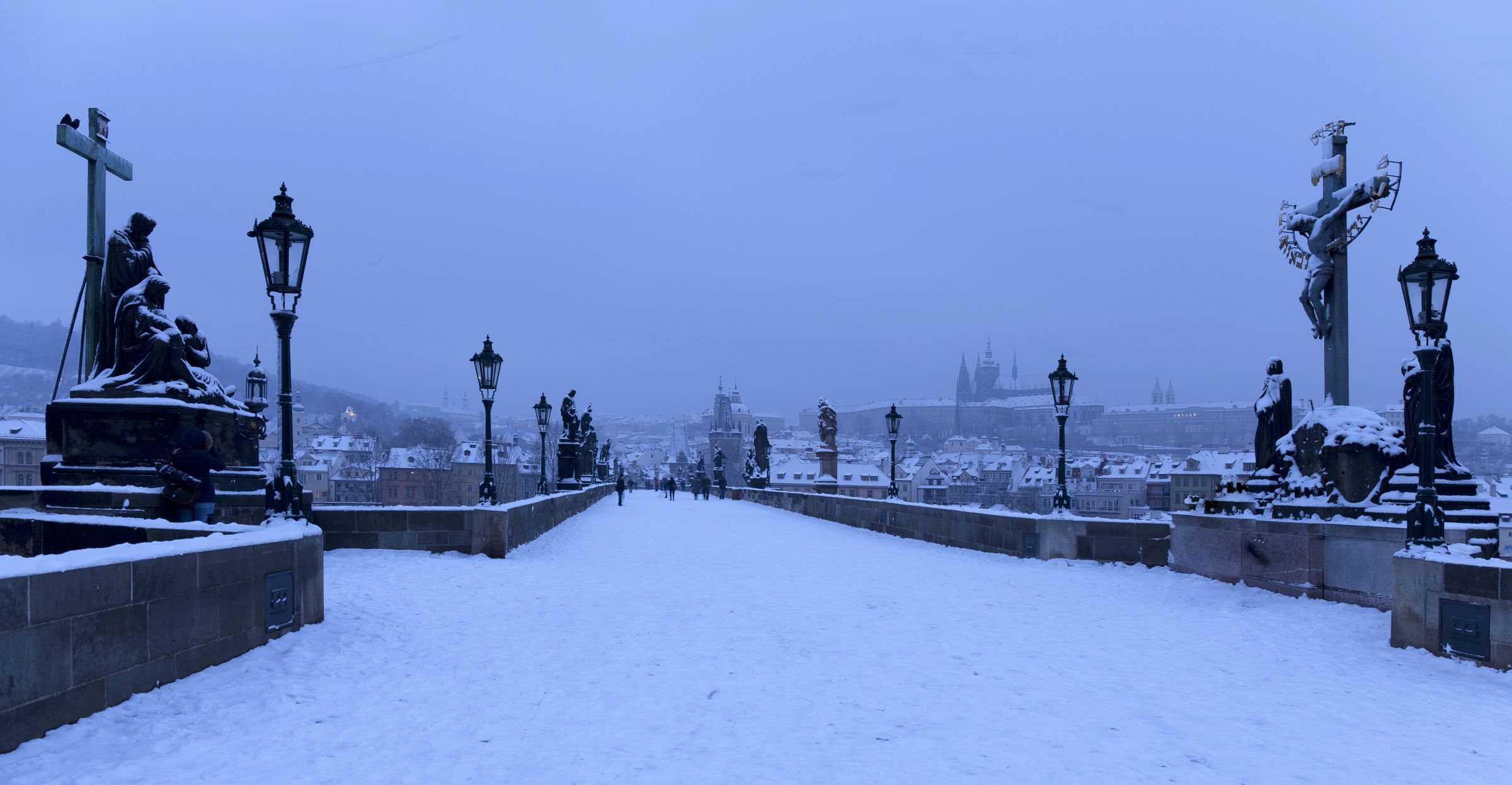 Prague in winter